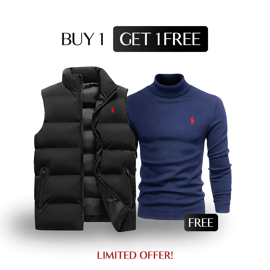 Buy 1 Vest, Get 1 Sweater Free – Double the Style, Zero Extra Cost